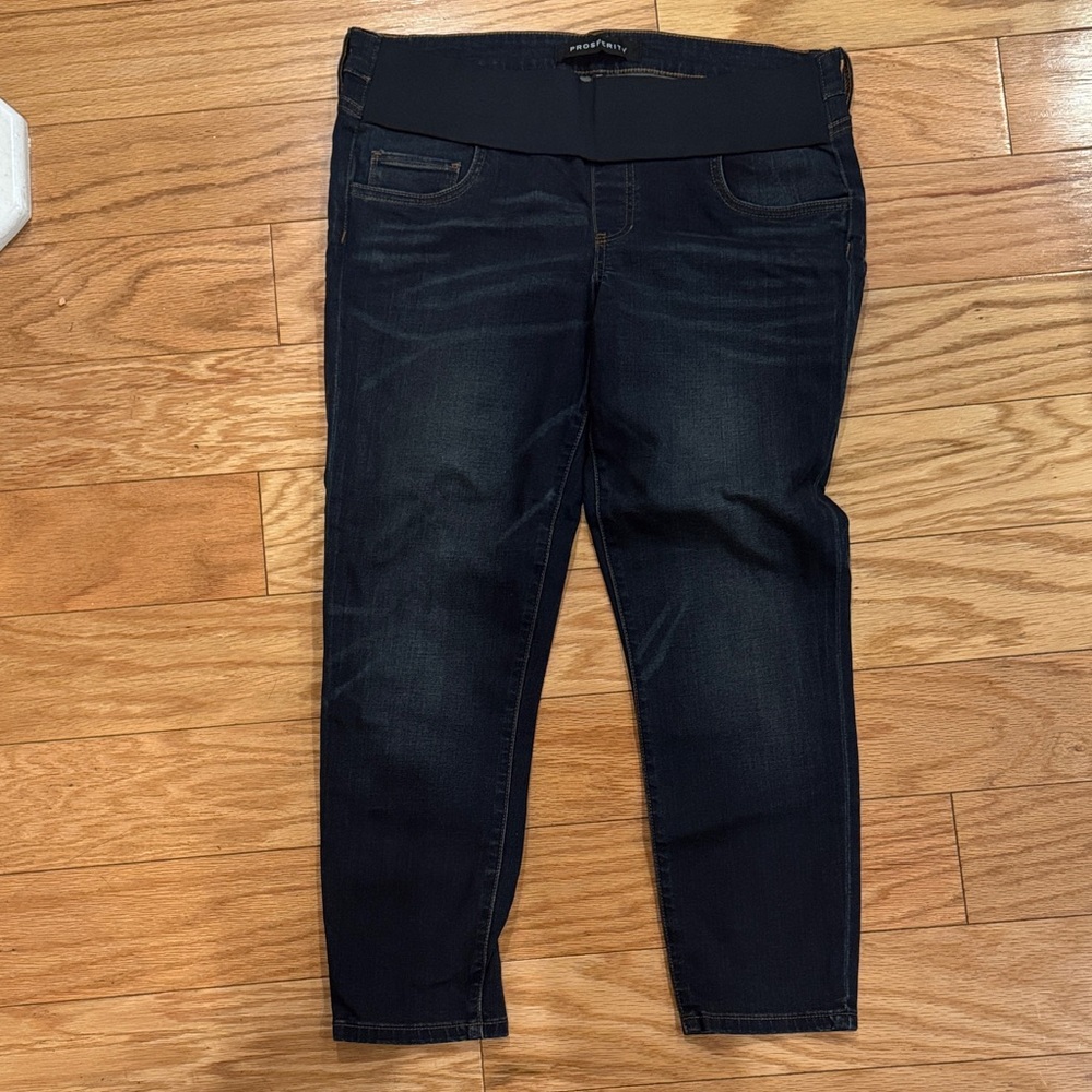 Dark Indigo Maternity Jeggings